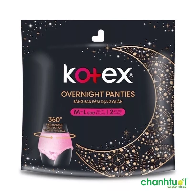 Băng Vệ Sinh Kotex Ban Đêm Dạng Quần