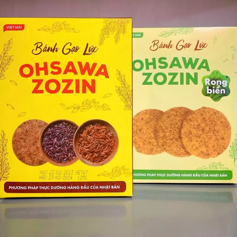 Bánh gạo lứt OHSAWA ZOZIN Việt Hải