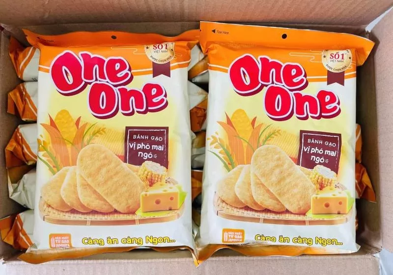 Bánh gạo One One vị phô mai ngô