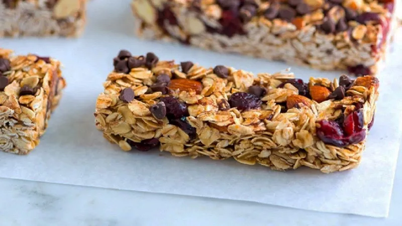 Bánh Granola - món ăn vặt healthy