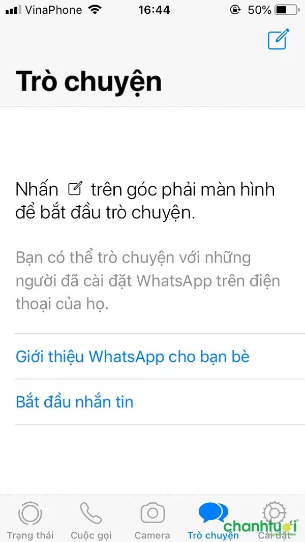 Bắt đầu trò chuyện