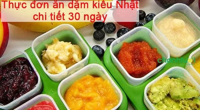 Bé ăn dặm kiểu Nhật