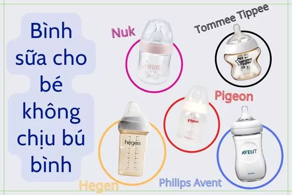 Bé bú bình sữa