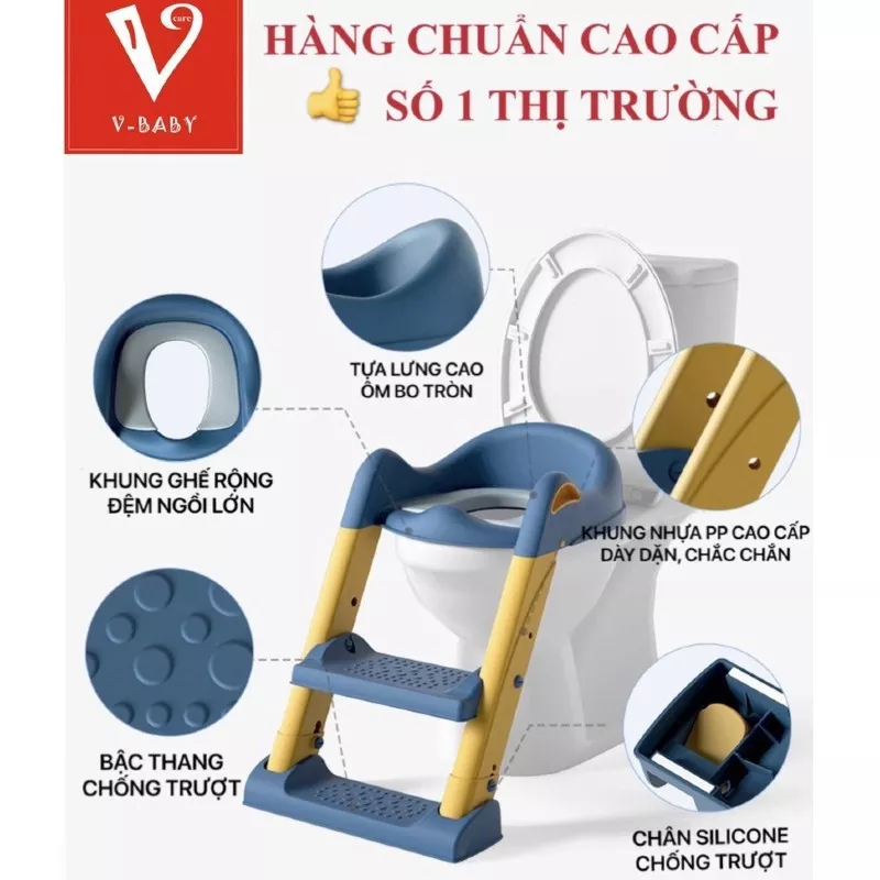 Bệ lót thu nhỏ bồn cầu V-BABY