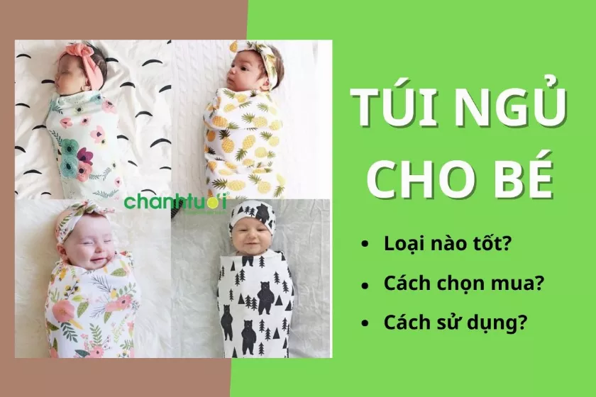 Bé ngủ ngon trong túi ngủ