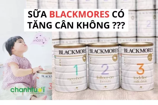 Bé uống sữa Blackmores