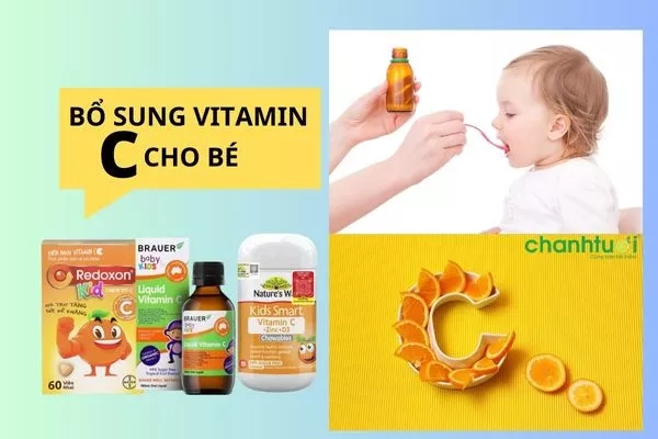 Bé uống vitamin C