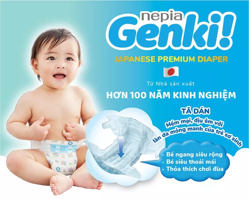 Bỉm Genki Nhật Bản