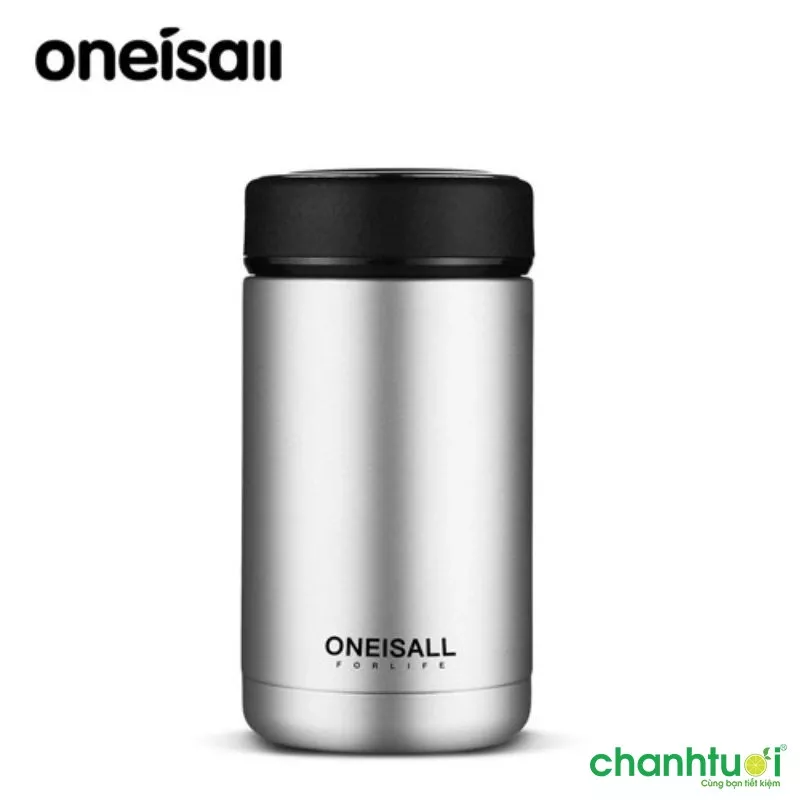 Bình Nước Giữ Nhiệt ONEISALL Bằng Thép Không Gỉ 400ml