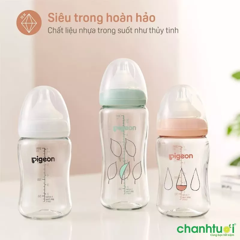 Bình sữa Pigeon T-Ester Plus thiết kế tiện dụng