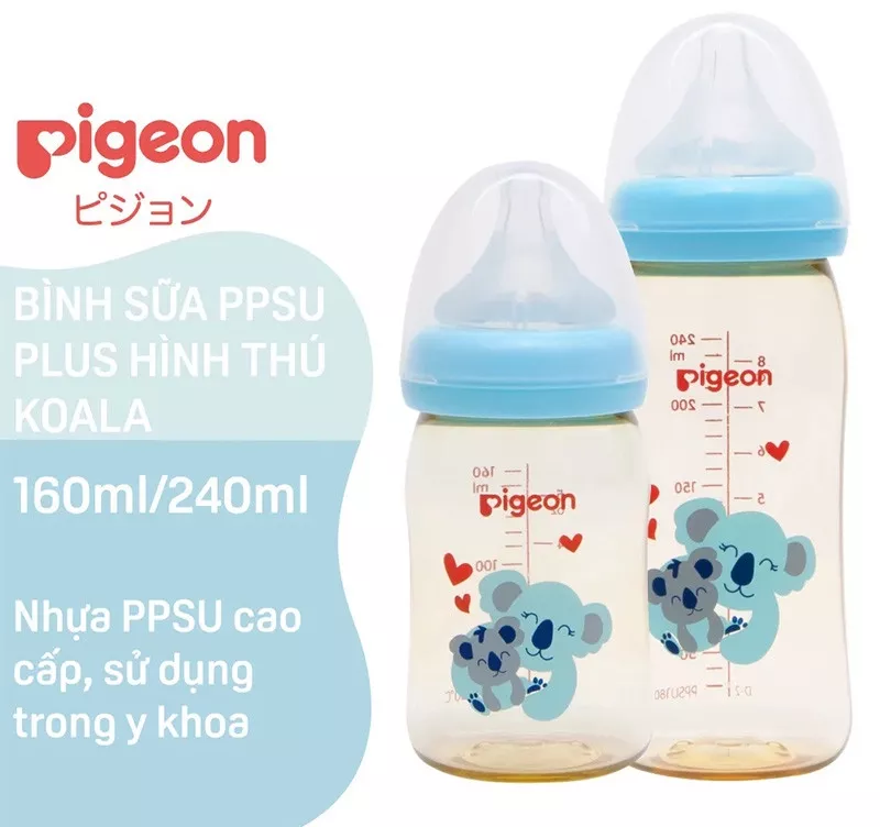 Bình sữa PPSU Pigeon