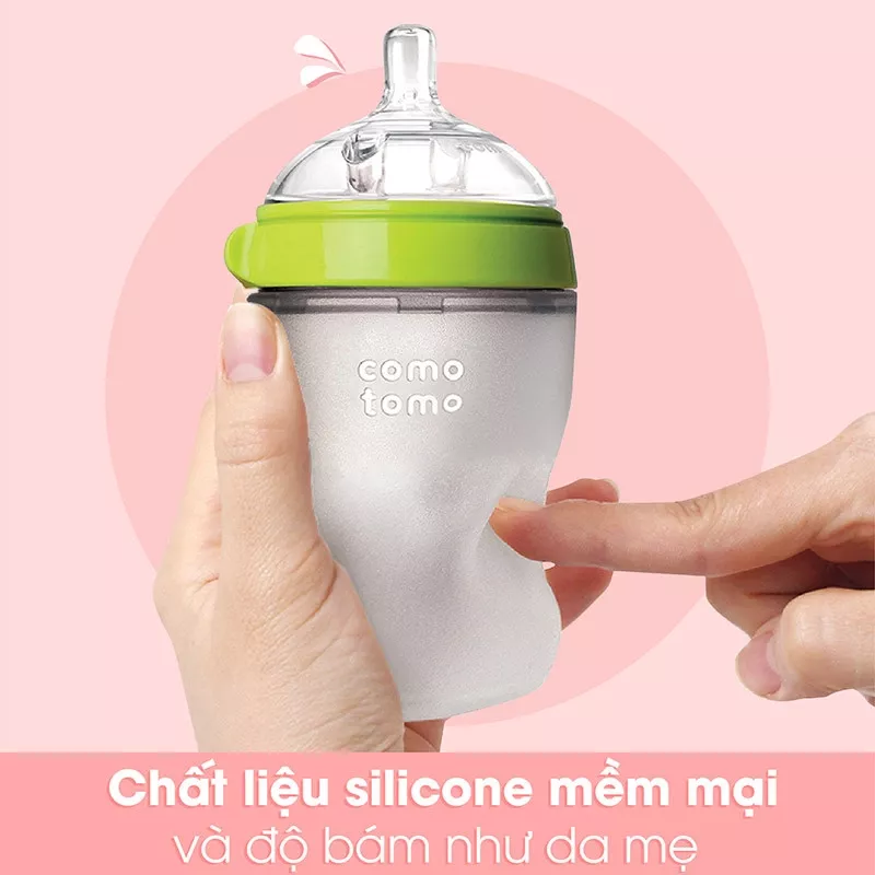 Bình sữa silicon mềm mại