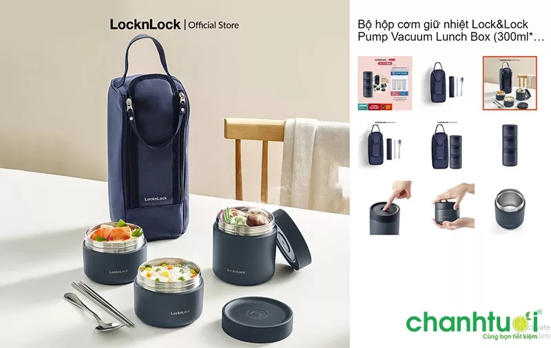 Bình ủ cháo Lock&Lock LHC8052S01