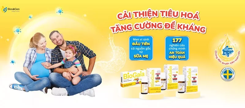 Biogaia hỗ trợ hệ tiêu hóa của trẻ