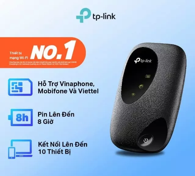 Bộ Phát Wi-Fi Di Động 4G TP-Link M7000