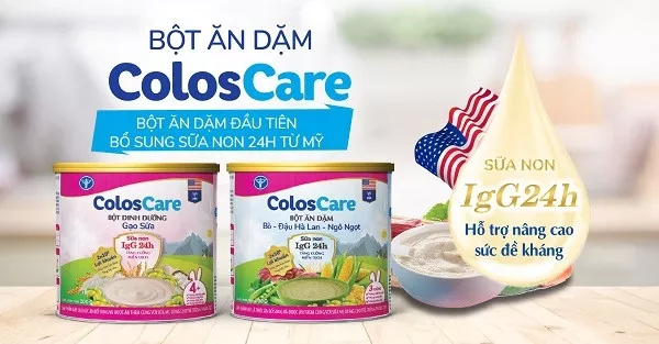 Bột ăn dặm ColosCare cho bé