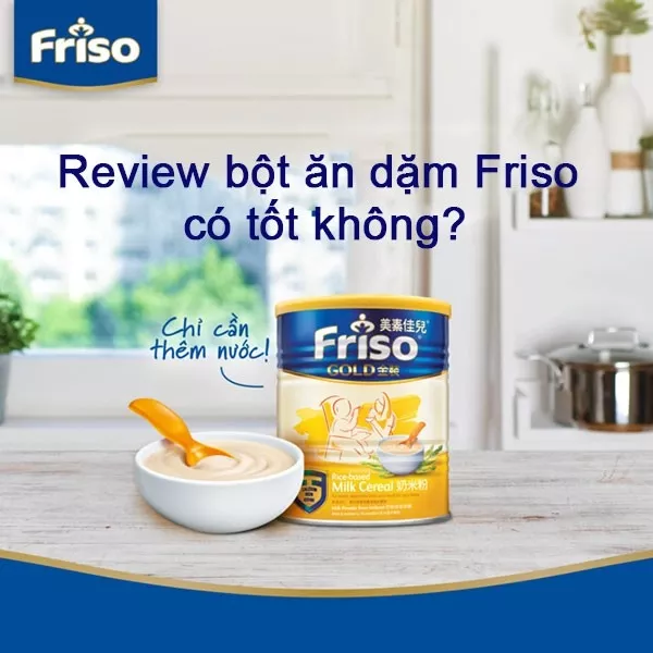 Bột ăn dặm Friso Gold