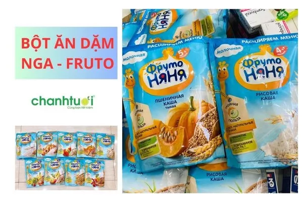 Bột ăn dặm Fruto có tốt không? Có những vị gì? Cách pha?