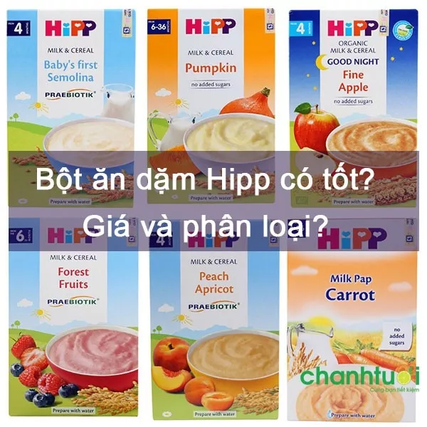 Bột ăn dặm Hipp có tốt không?