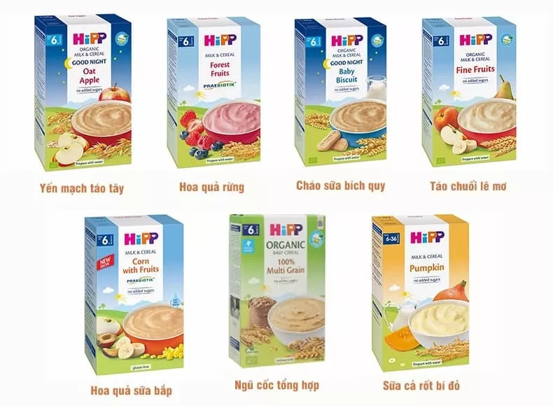 Bột ăn dặm HiPP Organic