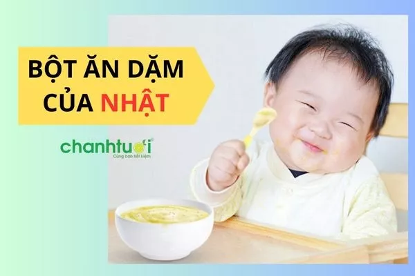 Bột ăn dặm Nhật Bản cho bé