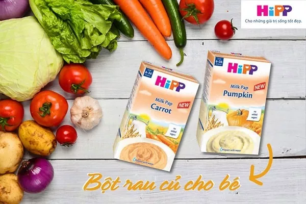 Bột Hipp chứa sữa