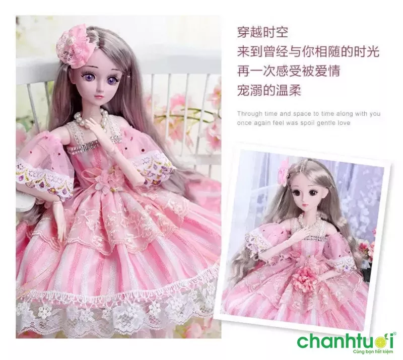 Búp bê Barbie khớp gối với nhiều phụ kiện