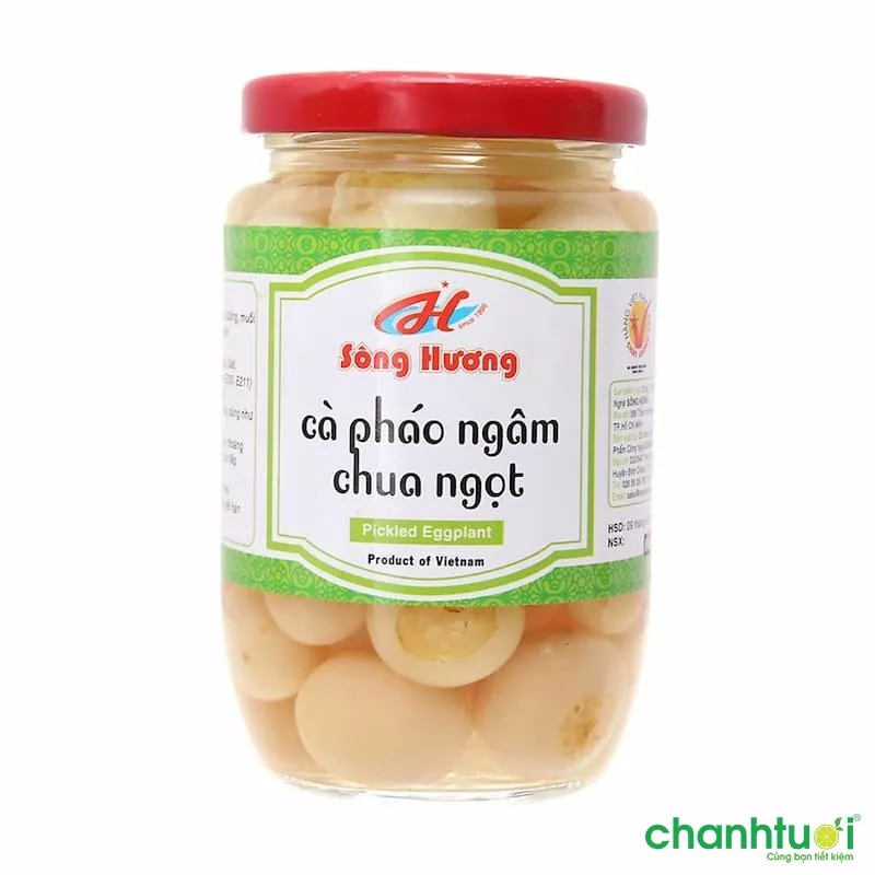 Cà Pháo Muối Ngâm Chua Ngọt Sông Hương Foods Hũ 370g