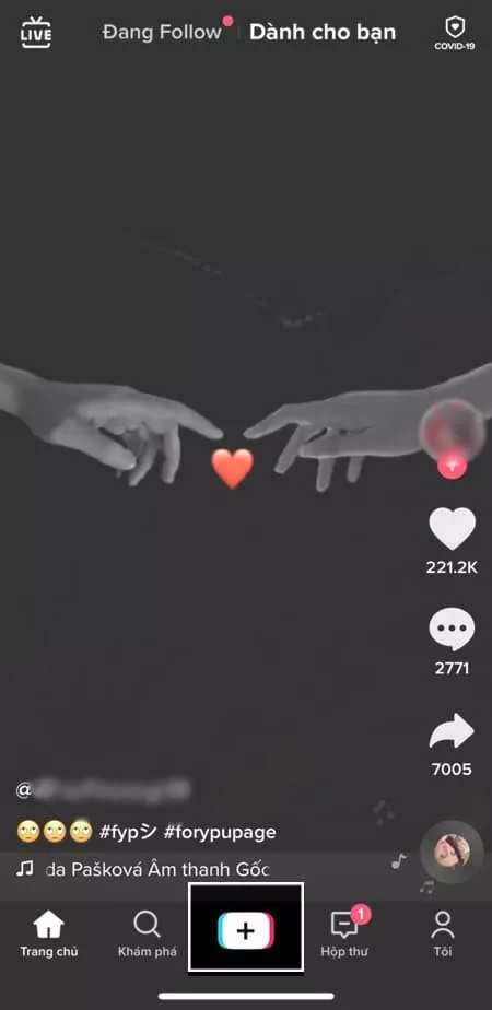 Các bước livestream trên TikTok