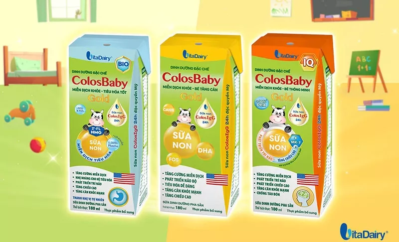 Các loại sữa Colosbaby pha sẵn