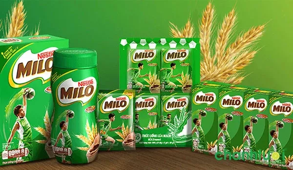 Các loại sữa Milo