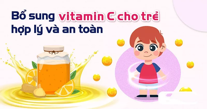 Cách bổ sung vitamin C cho bé