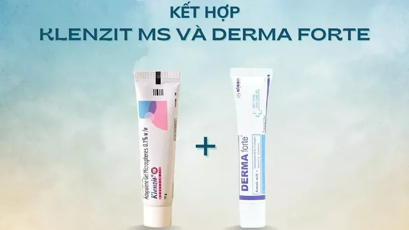 Cách dùng Derma Forte và Klenzit MS