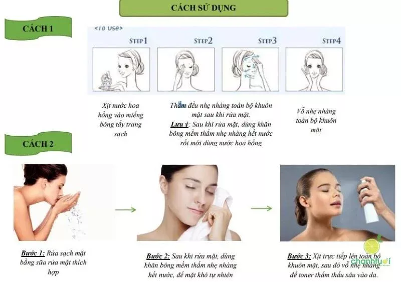 Cách dùng toner Sơn Đoòng Skin Heritage