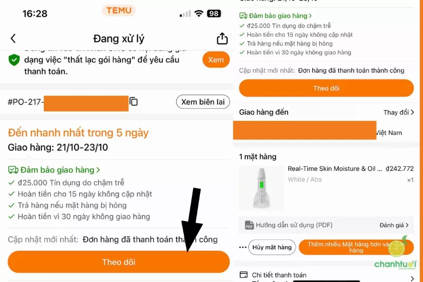 cách mua hàng trên temu app 4