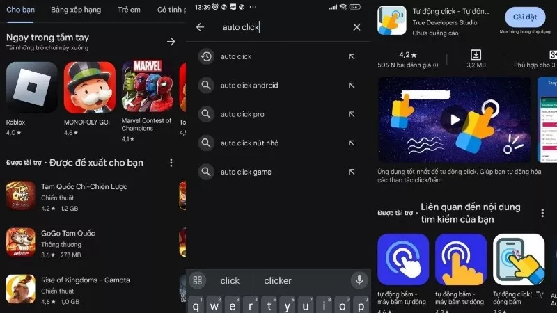 Cách tải Auto Click trên điện thoại