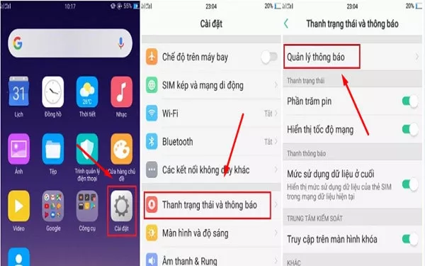 Cách tắt thông báo Shopee trên Samsung