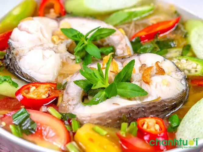 Canh chua cá tầm