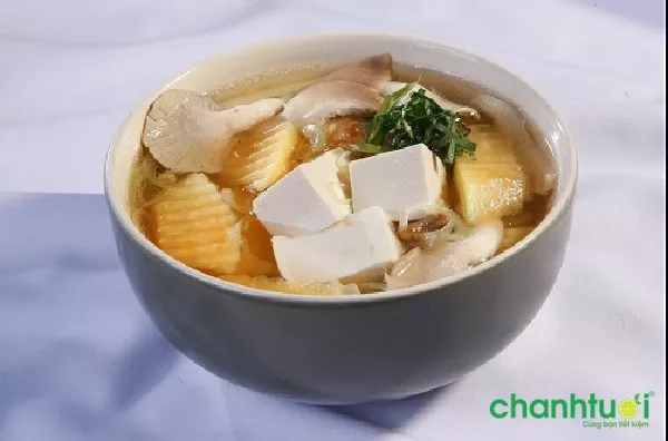 Canh đu đủ lá lốt