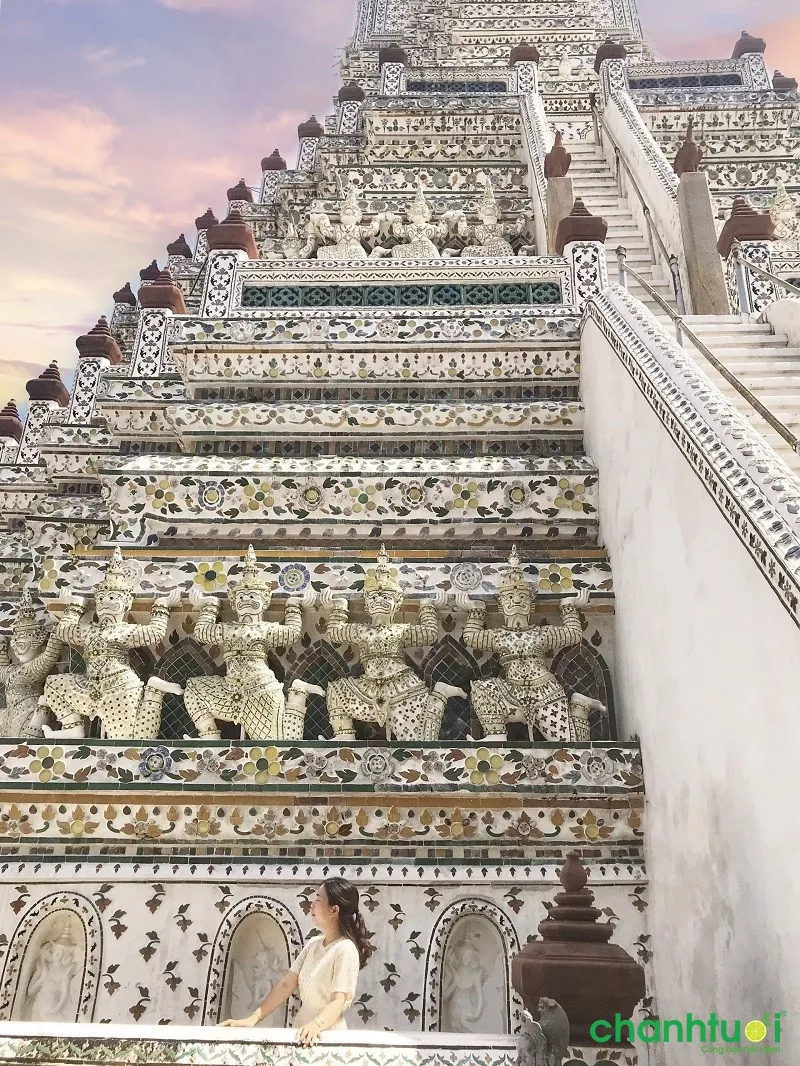 Cảnh quan từ chùa Wat Arun