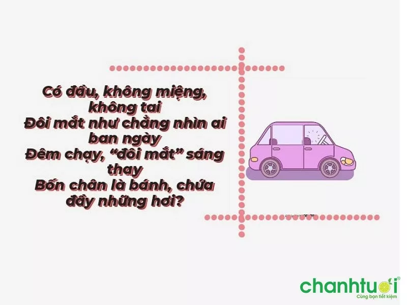 Câu đố về phương tiện giao thông 