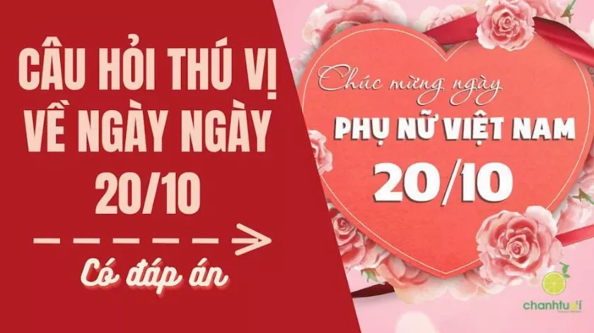 Câu hỏi về ngày 20/10