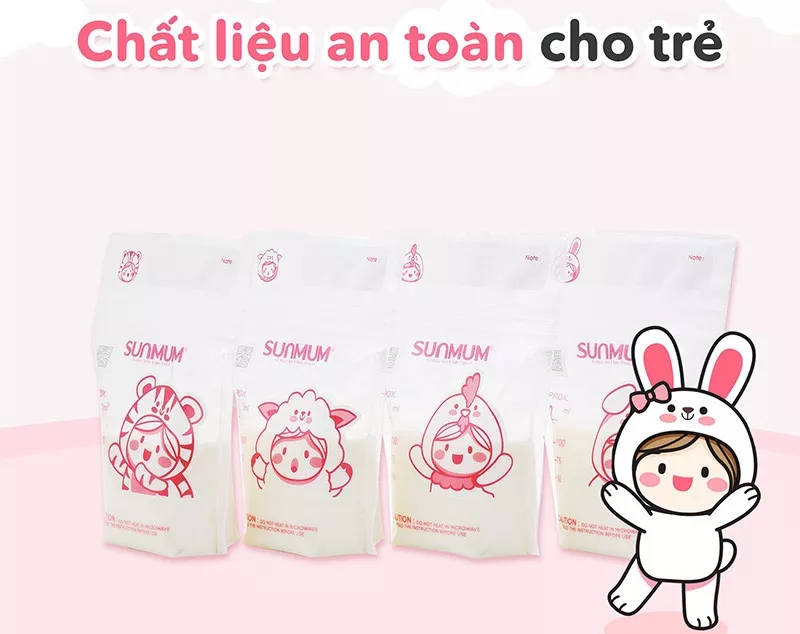 Chất liệu túi trữ sữa Sunmum