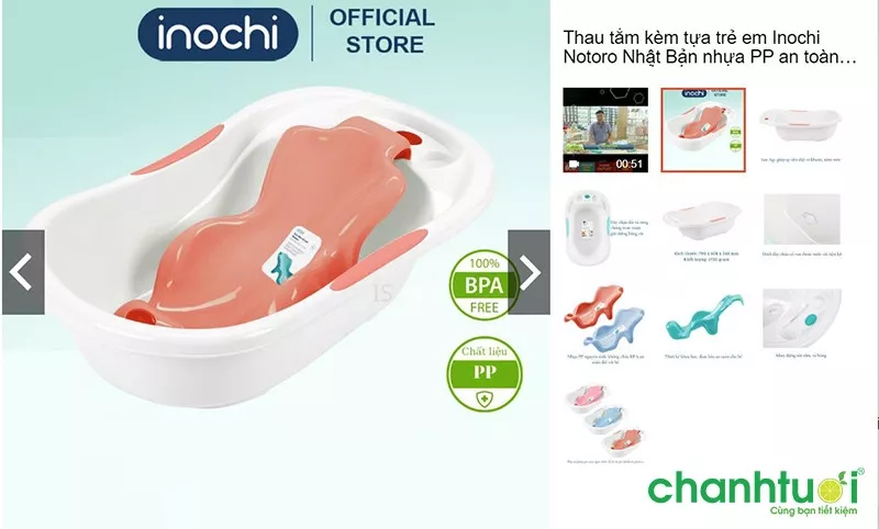 Chậu tắm Notoro Inochi