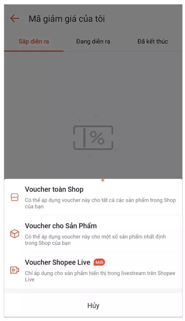 Chọn loại voucher