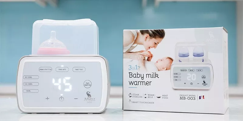 Chọn mua máy hâm sữa Moaz Bebe