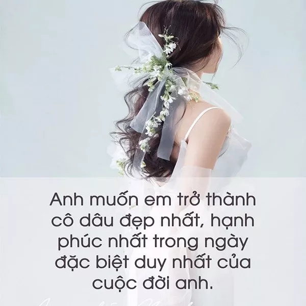 Cô dâu xinh đẹp trong ngày cưới