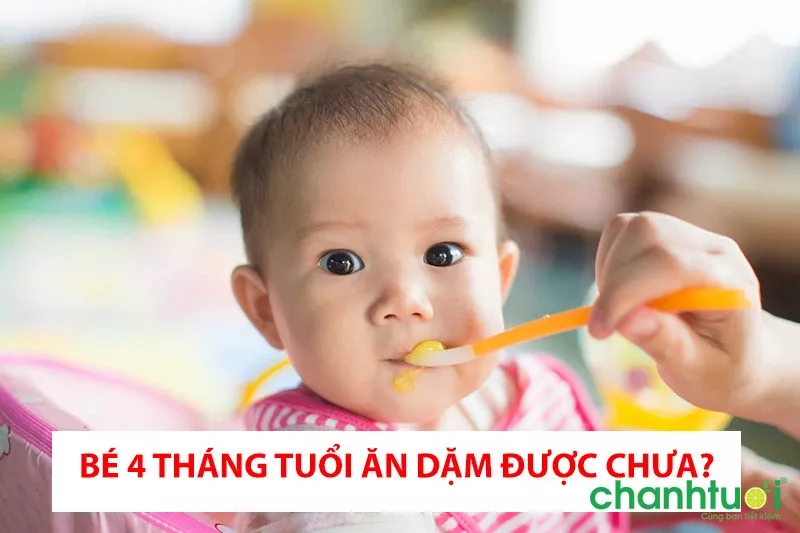 Có nên cho bé 4 tháng ăn dặm?