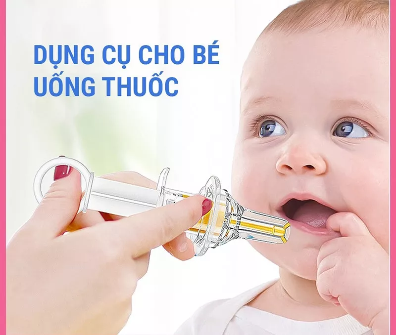 Có nên cho bé uống thuốc bằng bộ dụng cụ không?