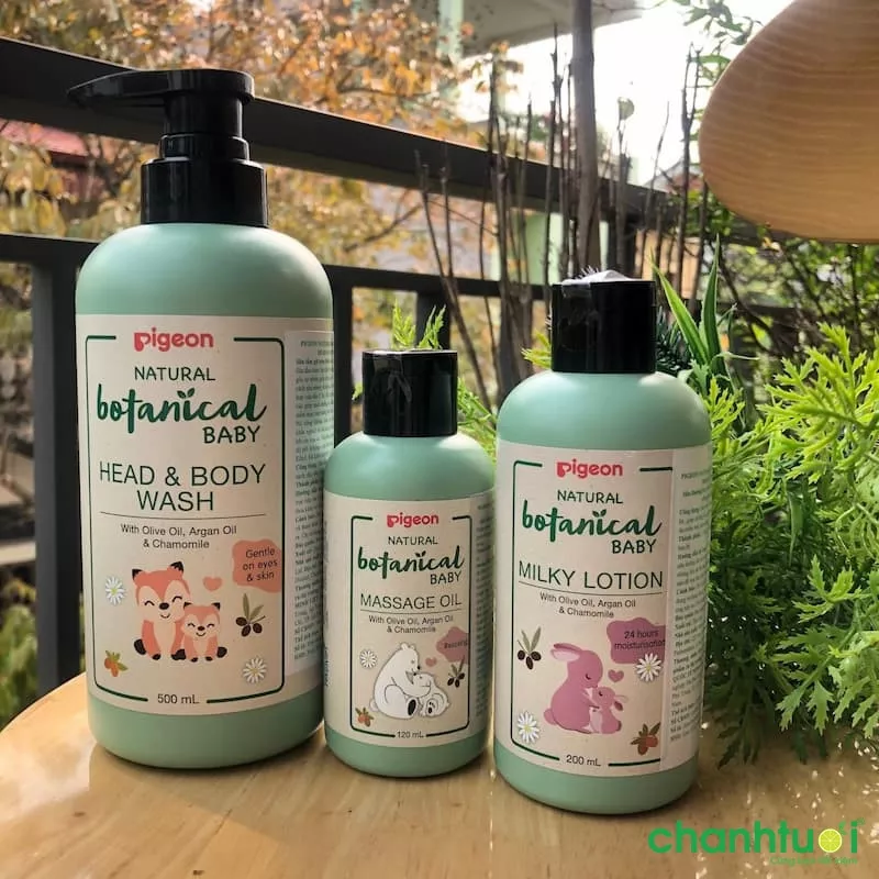 Combo 1 sản phẩm chăm sóc da Pigeon Natural Botanical